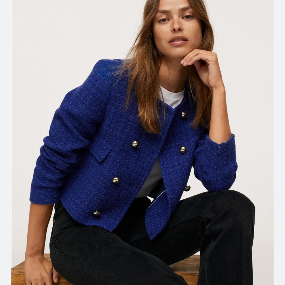 Blue Mango tweed jacket